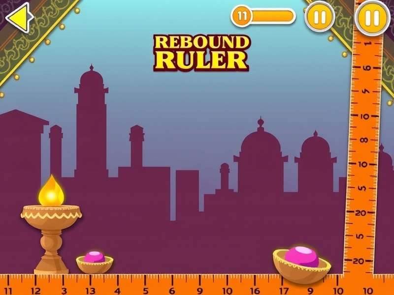 Rebound Ruler Game Screenshot